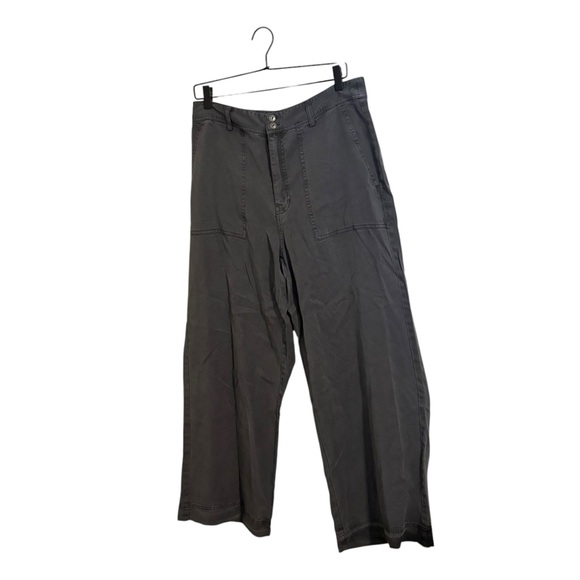 Sundance Pants - NWT Sundance Gray Wide Leg Lyocell Pants‎ Size 10 Petite